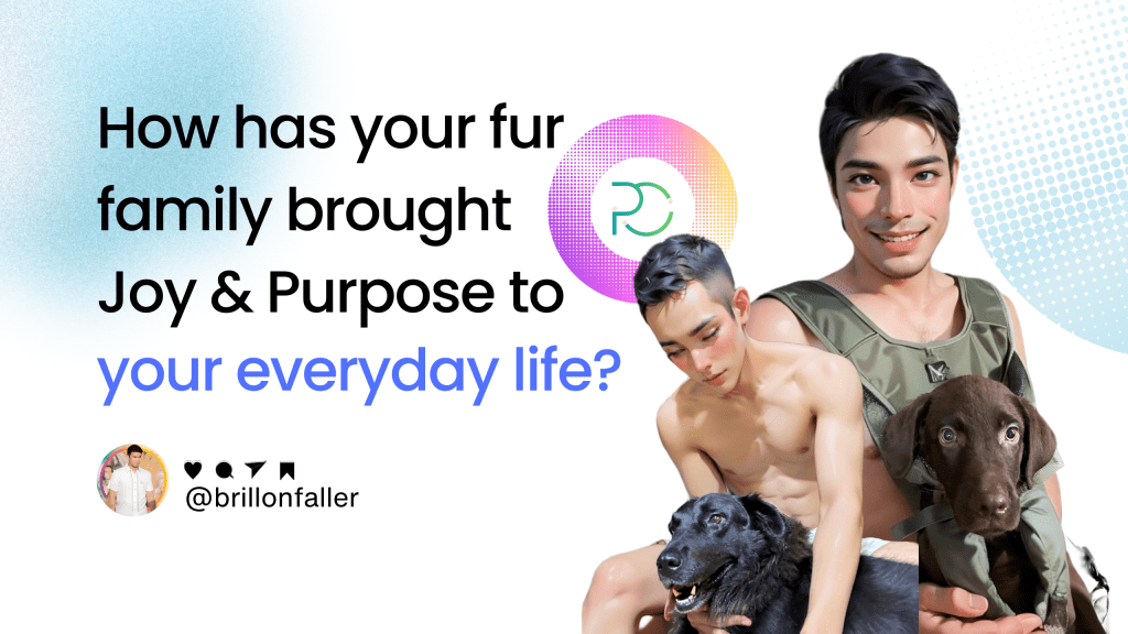 How has your fur family brought joy and purpose to your everyday life?