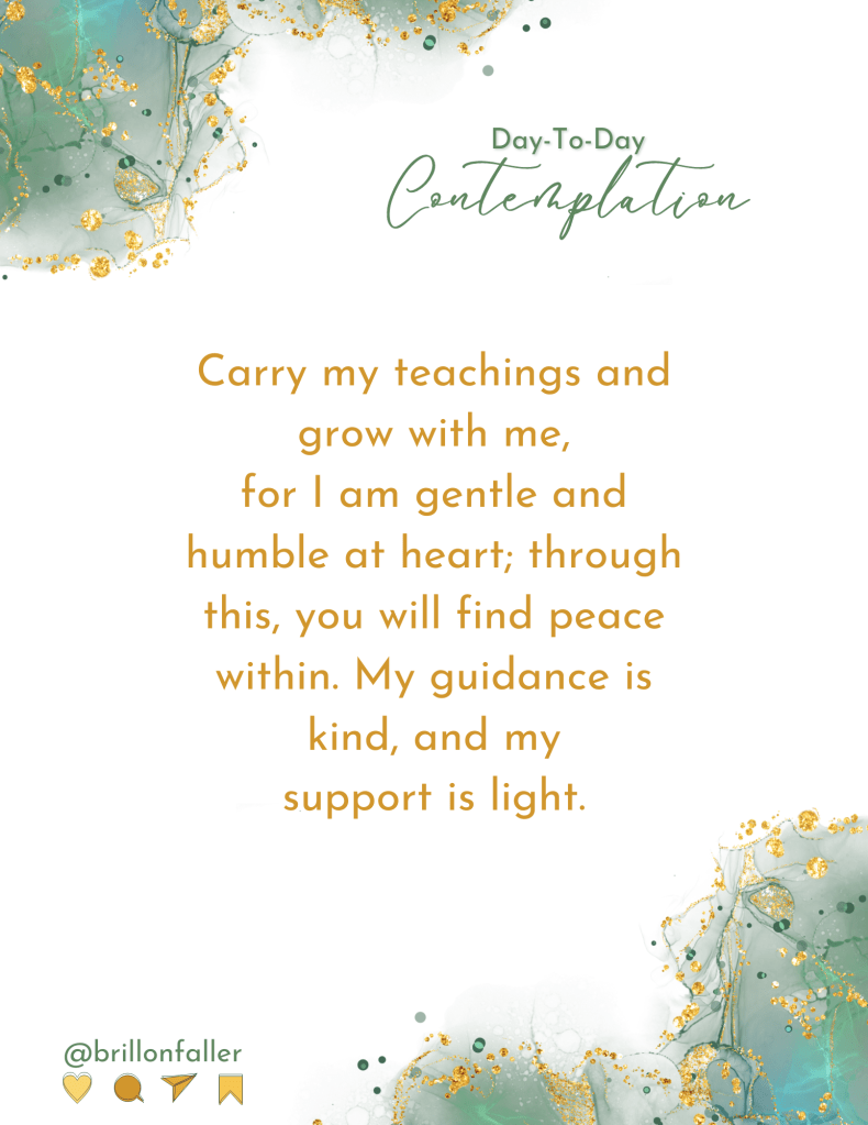 Day-to-Day Contemplation July 18, 2024